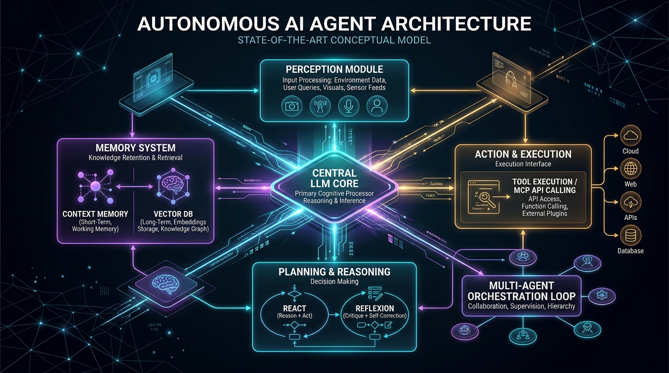 AI Agent 自主推理、工具调用与多 Agent 协同全景